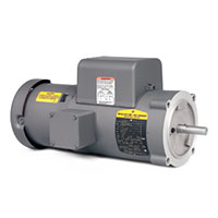 Baldor-Reliance 16.82 in. Overall Length and 78 Power Factor Short-Series Brake AC Motor