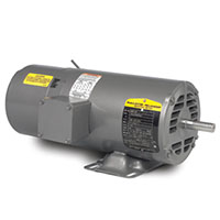 Baldor-Reliance 15.64 in. Overall Length and 70 Power Factor Short-Series Brake AC Motor