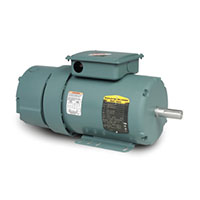 Baldor-Reliance 17.35 in. Overall Length and 75 Power Factor D-Series Brake AC Motor